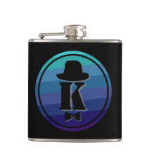 Blue Ombre Name Initial Monogram for Men