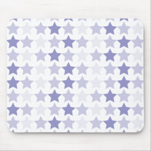 Blue Ombre Stars Mousepad