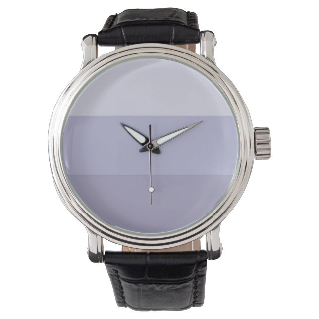 Blue Ombre Striping Armbanduhr (Vorderseite)
