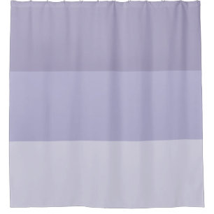 Blue Ombre Striping Duschvorhang
