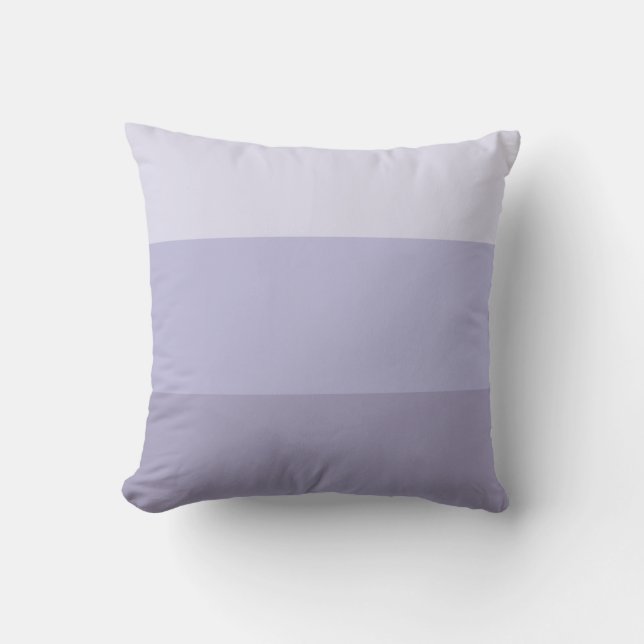 Blue Ombre Striping Kissen (Vorderseite)