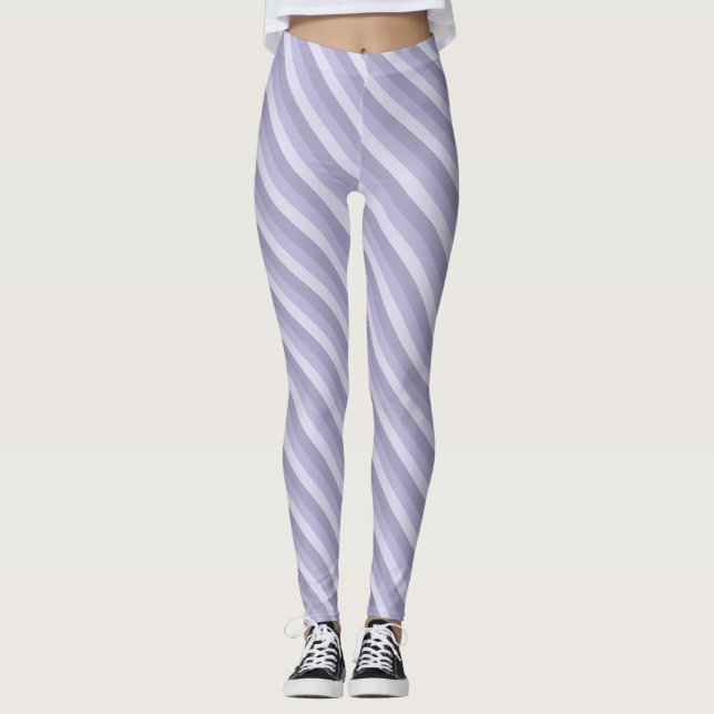 Blue Ombre Striping Leggings (Vorderseite)