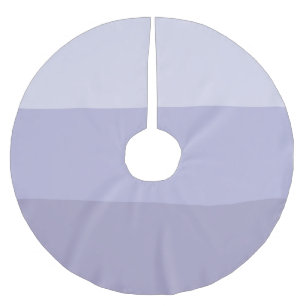 Blue Ombre Striping Polyester Weihnachtsbaumdecke