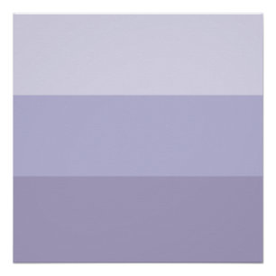 Blue Ombre Striping Poster