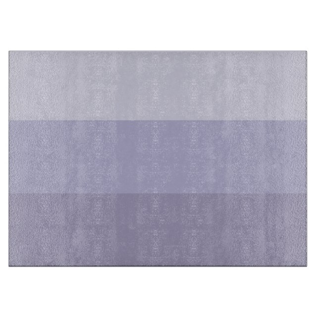 Blue Ombre Striping Schneidebrett (Vorderseite)