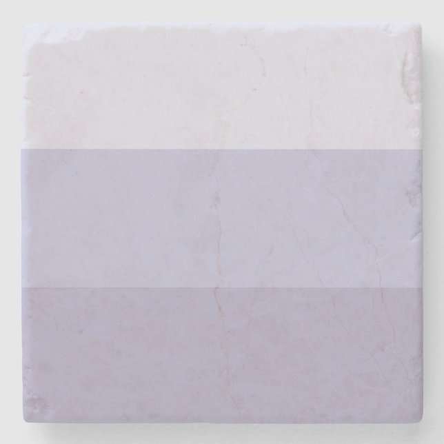 Blue Ombre Striping Steinuntersetzer (Vorderseite)