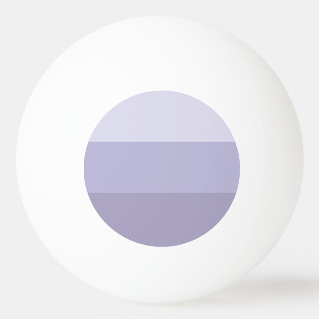 Blue Ombre Striping Tischtennisball (Vorderseite)