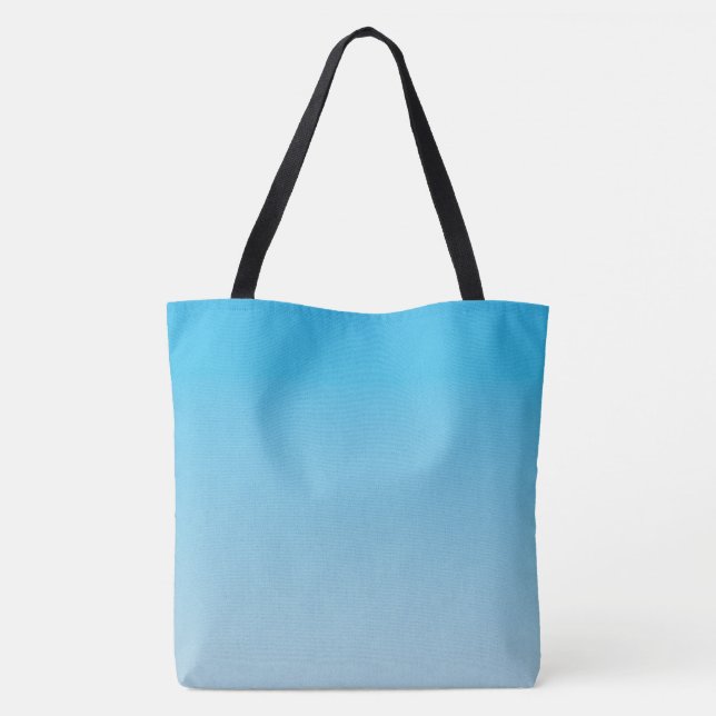 Blue Ombre Tasche (Rückseite)