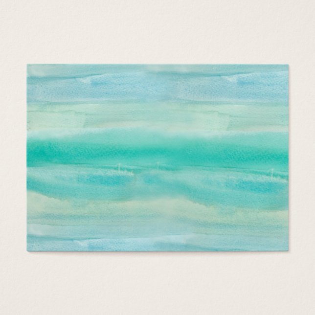 Blue Ombre Watercolor Wash Muster (Vorderseite)