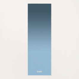 Blue Ombre Yoga Mat-Flow in Farbe, Boden in Ruhe Yogamatte