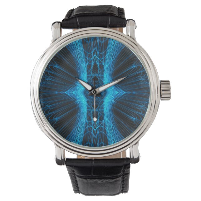 Blue One Light Design Watch Armbanduhr (Vorderseite)