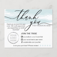 Blue Online Store Small Business Vielen Dank