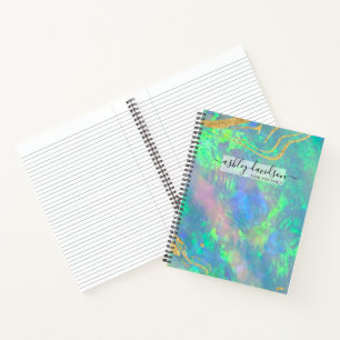 Blue Opal Serenity Notebook Notizbuch