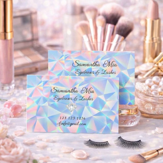 Blue Opal Stone Design Visitenkarte (Von Creator hochgeladen)