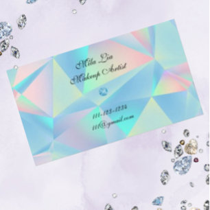 Blue Opal Stone Design Visitenkarte