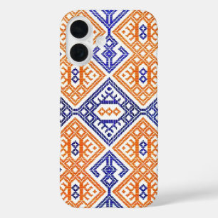 Blue Orange + White Textile Team Sportfarben title_seo2
