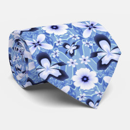 Blue Orchid Elegante Blume Krawatte