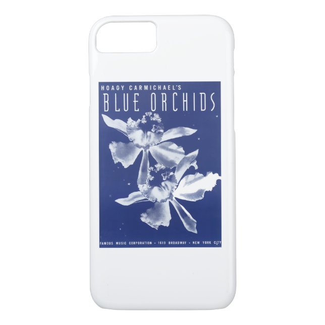 Blue Orchids Case-Mate iPhone Hülle (Rückseite)