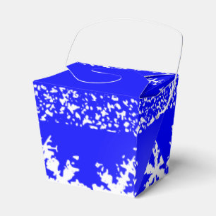 Blue Ornament Take Out Gevor Box Geschenkschachtel