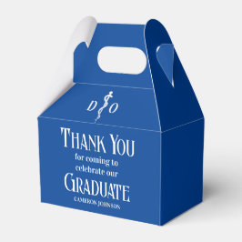 Blue Osteopathic Medical School Graduate Party Geschenkschachtel