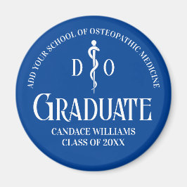 Blue Osteopathic Medical School Graduation Party Magnet
