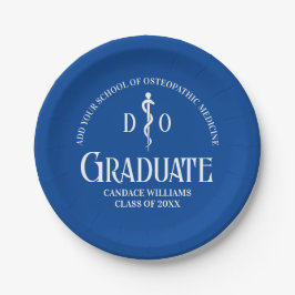 Blue Osteopathic Medical School Graduation Party Pappteller