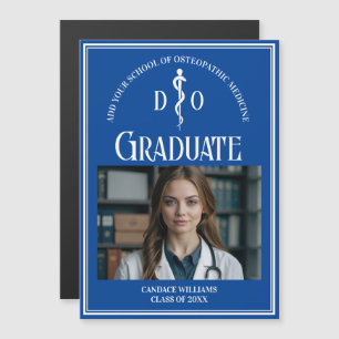 Blue Ostéopathic Médicale School Graduation Magnet