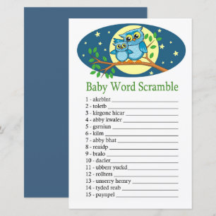 Blue Owl Baby Wortspiel