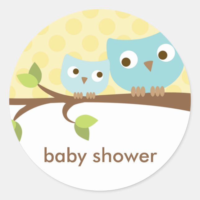 Blue Owls Stickers (Vorderseite)