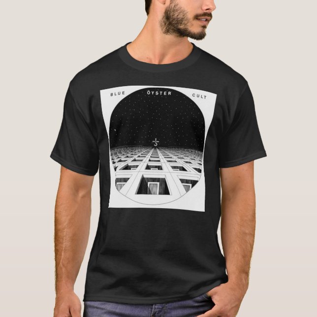 Blue Oyster Cult 1972 Klassischer T - Shirt (Vorderseite)