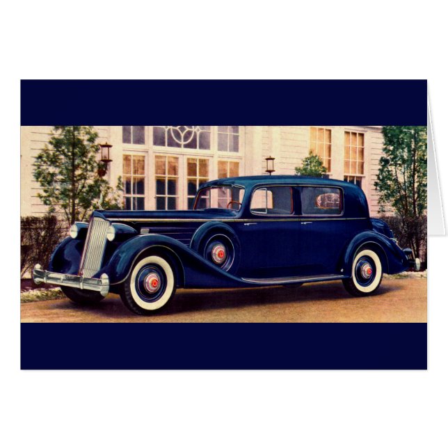 Blue Packard 1936 (Vorderseite (Horizontal))