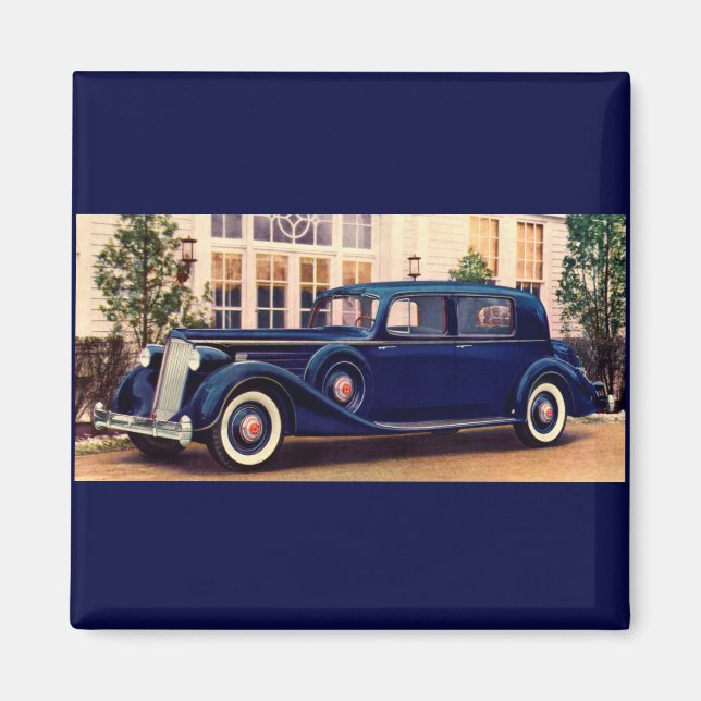 Blue Packard 1936 Magnet (Vorne)