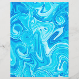 Blue Paint Swirl Kunst, Dichtung und Musik Moderne