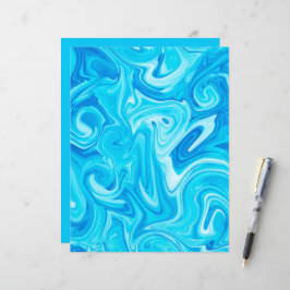Blue Paint Swirl Kunst, Dichtung und Musik Moderne