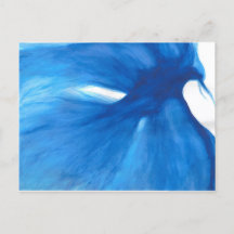 Blue Painted Phoenix Standard Postcard
