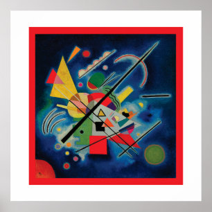 Blue Painting by Wassily Kandinsky Poster