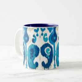 Blue Paisley Ikat Tasse