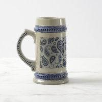 Blue Paisley Pattern
