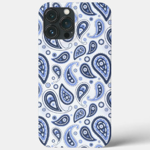 Blue Paisley Pattern Case-Mate iPhone Hülle