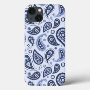 Blue Paisley Pattern Case-Mate iPhone Hülle