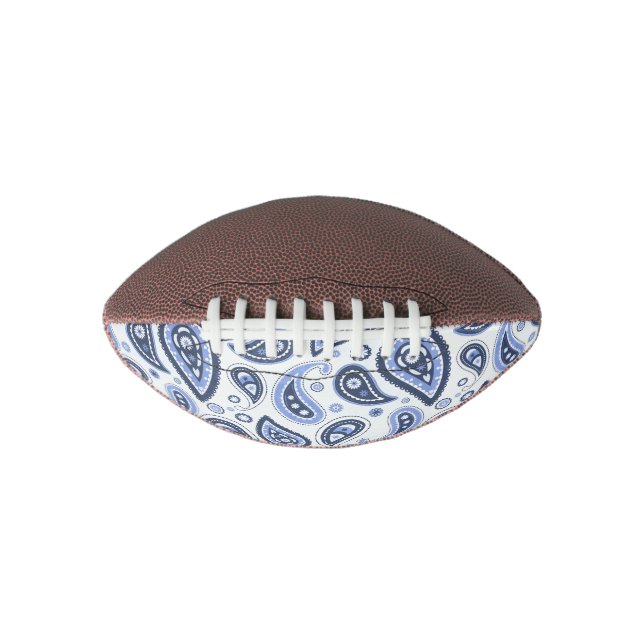Blue Paisley Pattern Football (Vorderseite)