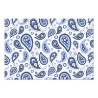Blue Paisley Pattern