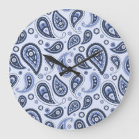 Blue Paisley Pattern
