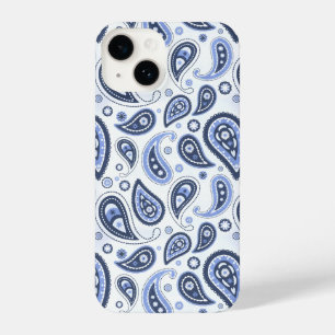 Blue Paisley Pattern iPhone 14 Hülle