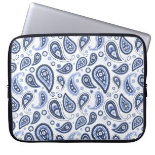 Blue Paisley Pattern Laptopschutzhülle
