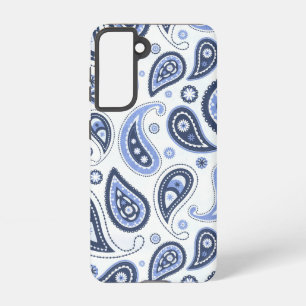 Blue Paisley Pattern Samsung Galaxy Hülle