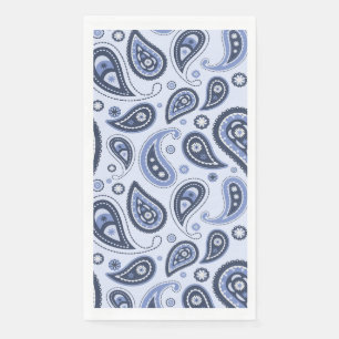 Blue Paisley Pattern Serviette