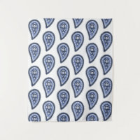 Blue Paisley Pattern