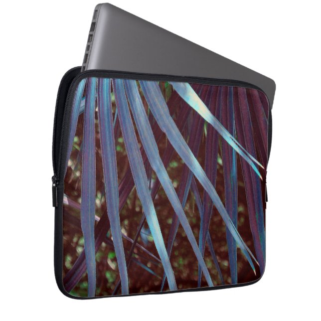Blue Palmetto Dream Laptopschutzhülle (Vorne Rechts)
