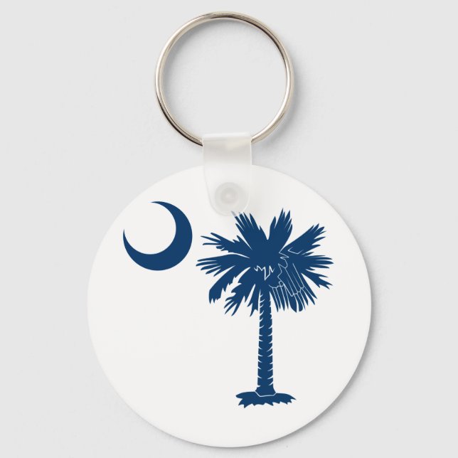 Blue Palmetto Schlüsselanhänger (Vorderseite)